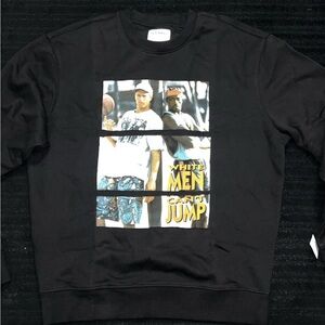 Black Graphic Men's Sweater
